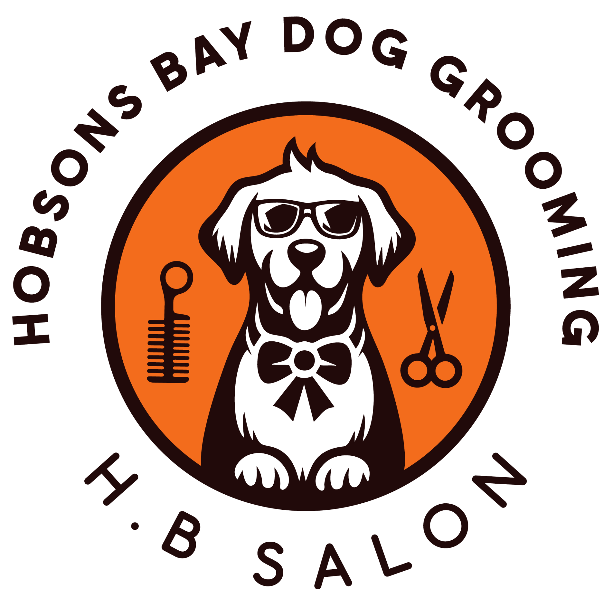 Hobsons Bay Dog Grooming Logo